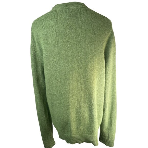 Banana Republic Medium Luxury Blend Soft Green V Neck Sweater Cashmere - Picture 3 of 13